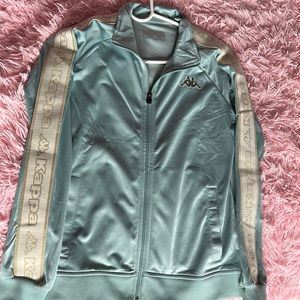 Kids large Ice blue kappa sweater🤍❄️